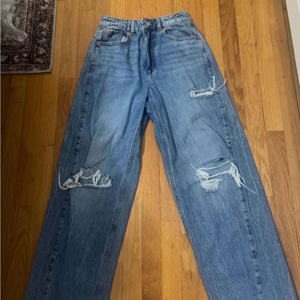 Garage High Rise Women Jeans - Light Blue